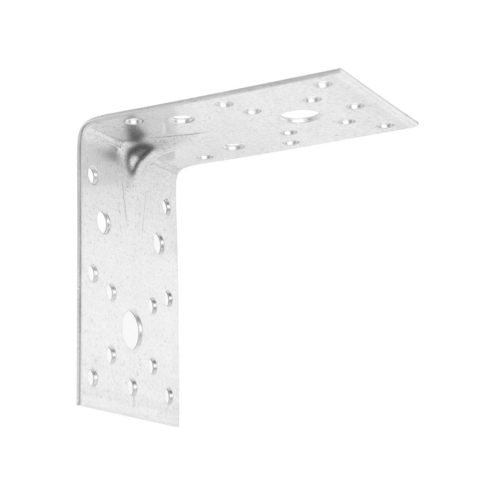 Уголок крепежный усиленный ТУНДРА krep, 85×85×60×2 мм, в упаковке 50 шт.