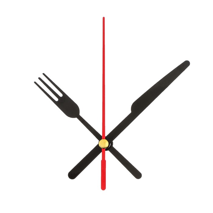 Комплект стрелок для часов, з шт., 59/73/77 мм, фасовка 10 шт., чёрные