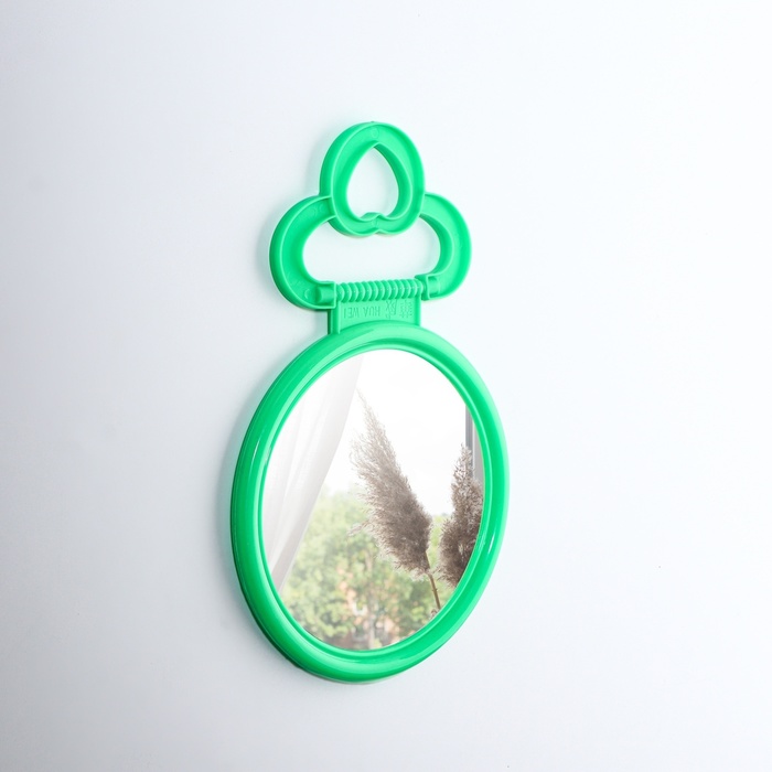 Зеркало настольное - подвесное «Круг», d зеркальной поверхности 12.5 см, МИКС