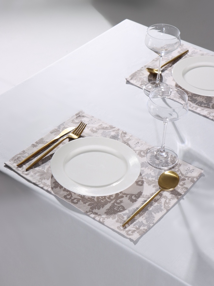 Набор салфеток «Этель» Classic, 30×40 см - 2 шт., 100% хлопок, рогожка 186 г/м²