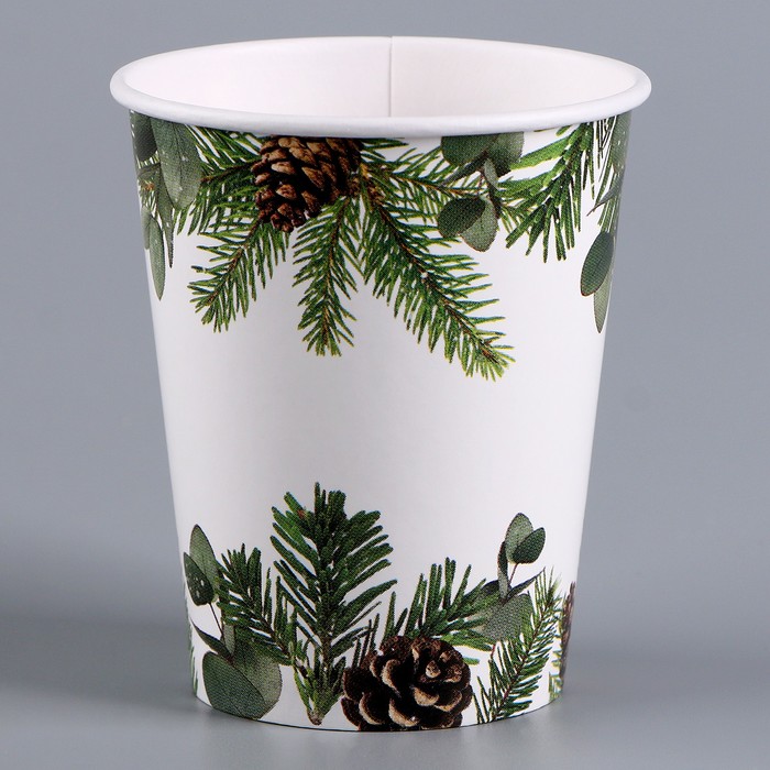 Стакан бумажный одноразовый «С Новым годом»