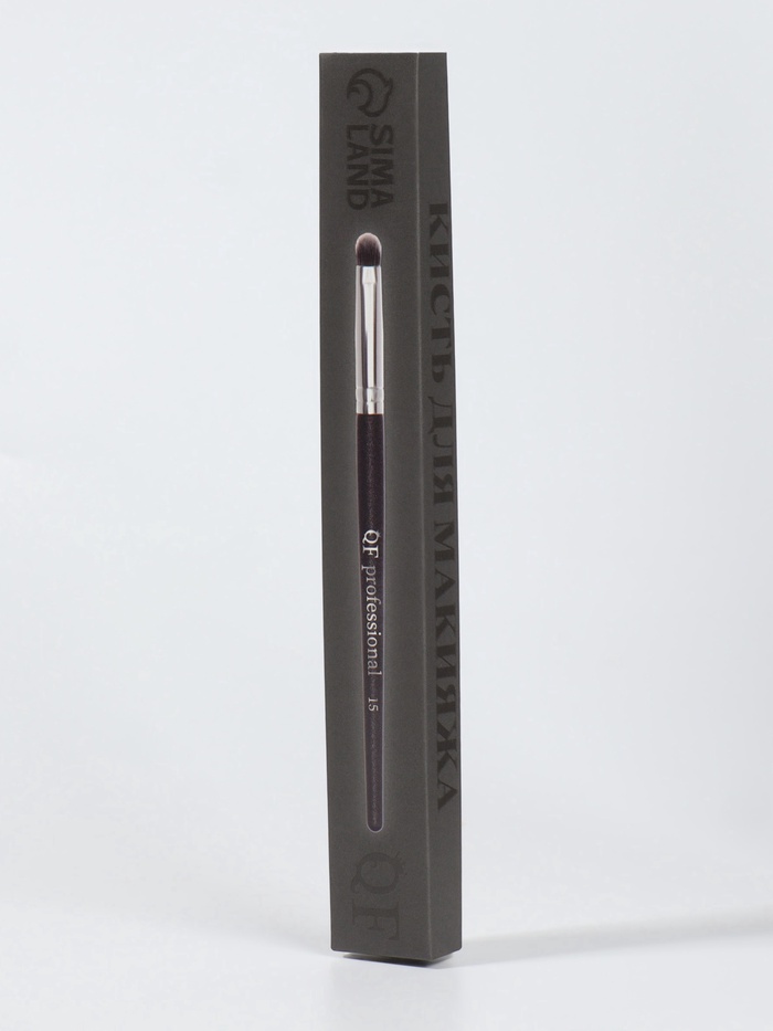 Кисть для макияжа PREMIUM, 16.8 см, чёрная