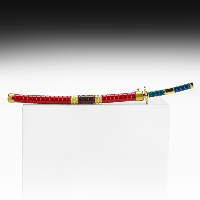 Макет оружия «Сувенирная катана Зоро», 24 см, красная