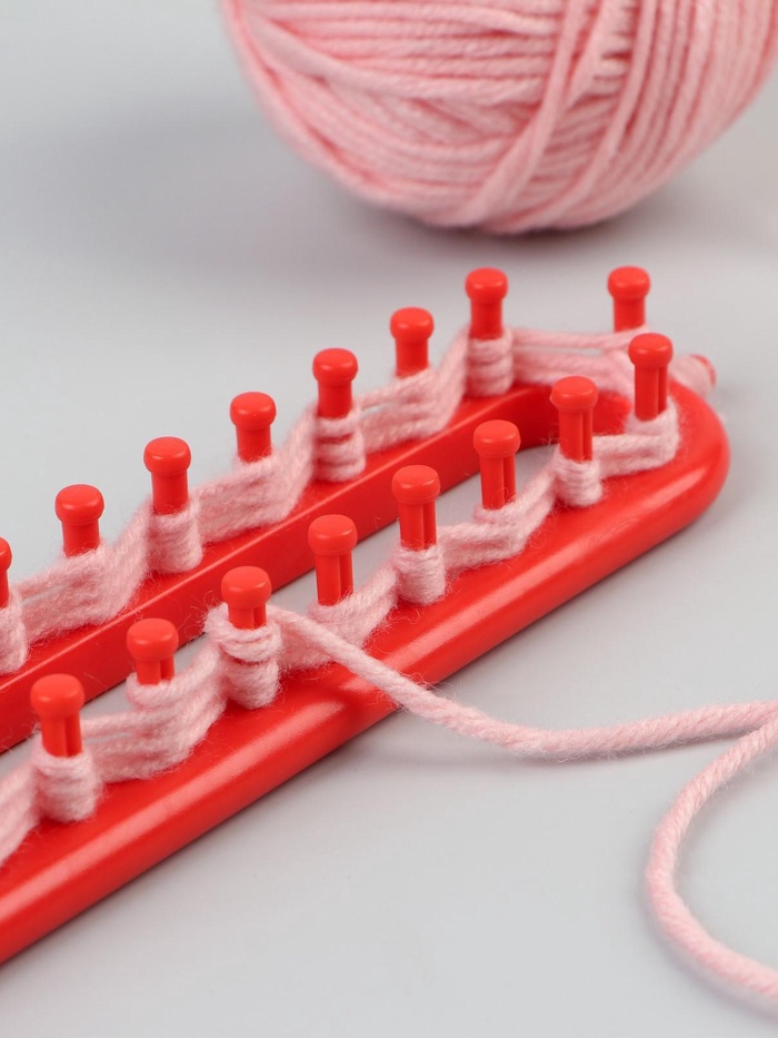 Набор для вязания «Лумы», 25/36/47/57 см, игла и крючок в комплекте, цвет разноцветный
