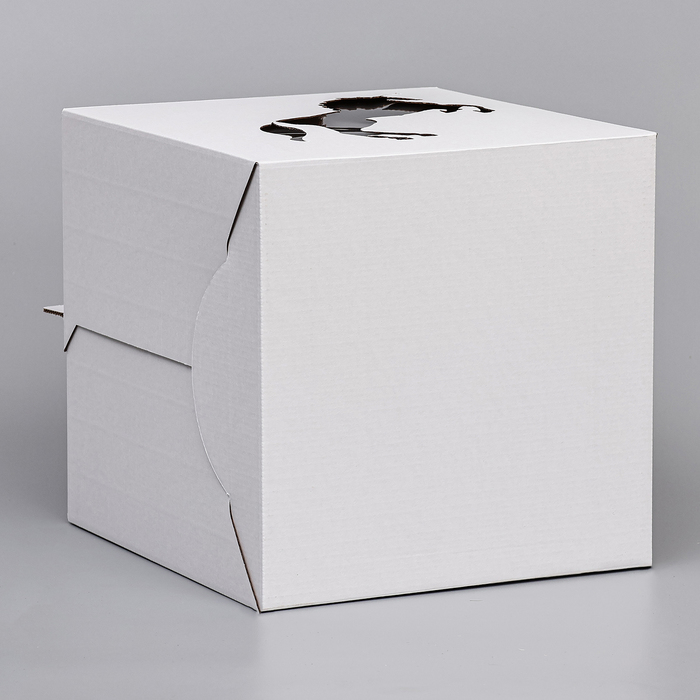 Кондитерская упаковка «Единорог», 2 окна, 26×26×28 см