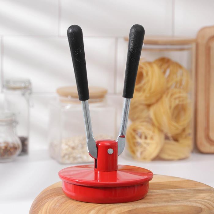 Закаточная машинка «Машенька», автомат, красная