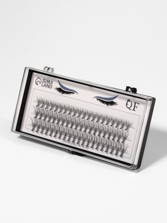 Набор накладных ресниц «Классика», пучки, 10, 12, 14 мм, толщина 0.1 мм, изгиб D, 10 D