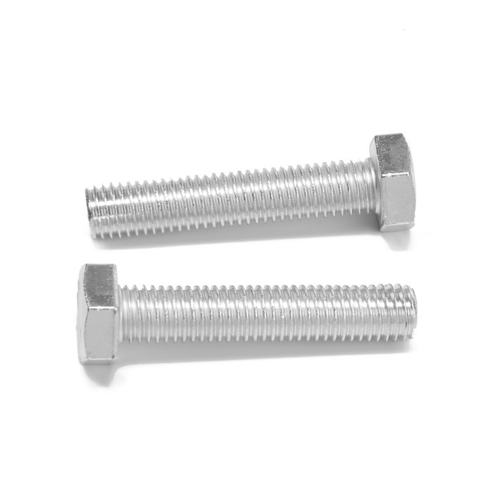 Болт ТУНДРА, оцинкованный, DIN 933, класс прочности 8.8, М12×60 мм, 1 кг.
