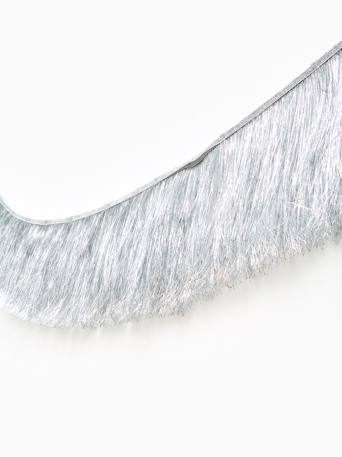 Гирлянда «Бахрома» 2 метра, серебряная