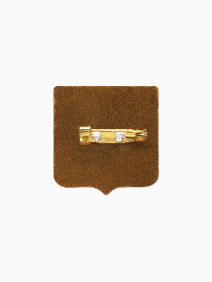 Значок «Герб», 3 см, цветной в золоте