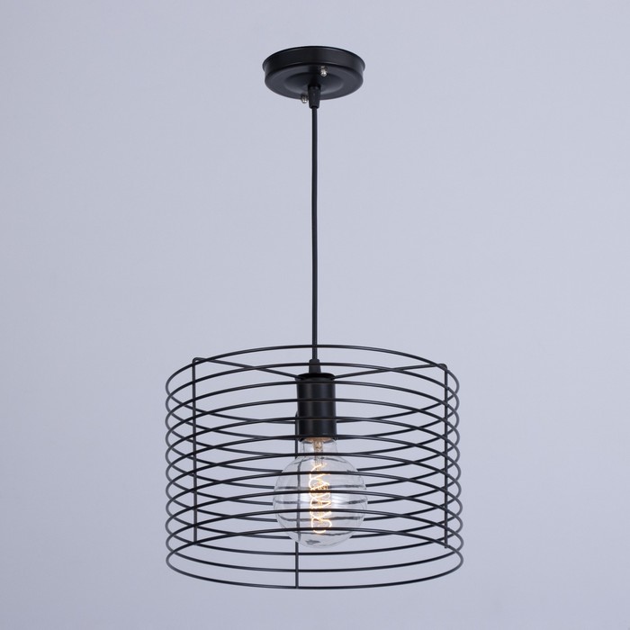 Люстра Сатурн Подвес BayerLux магическая, чёрная, 1×40 Вт цоколь E27