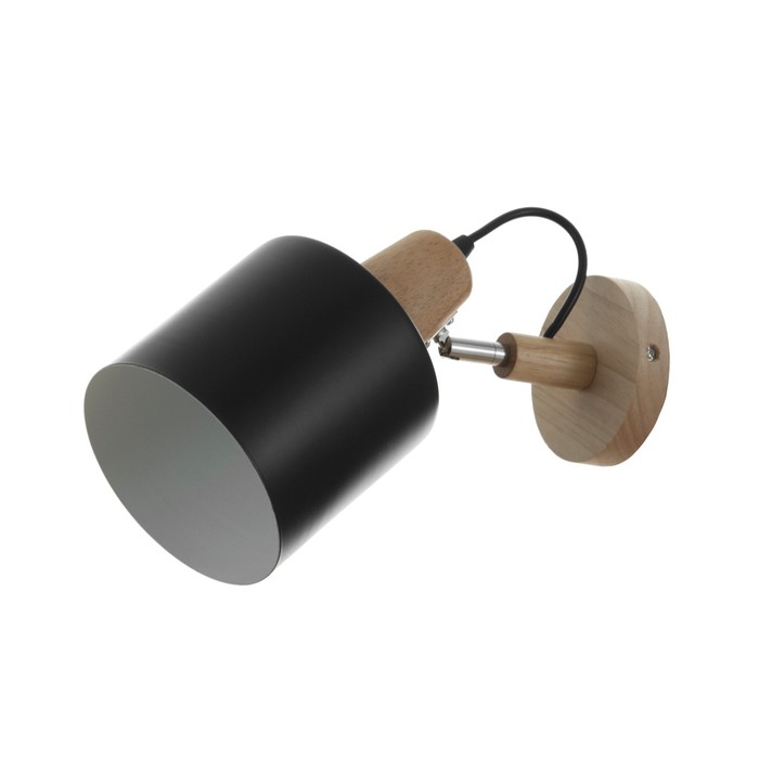 Спот «Бруни» Е27 40 Вт черный 13×25×24 см