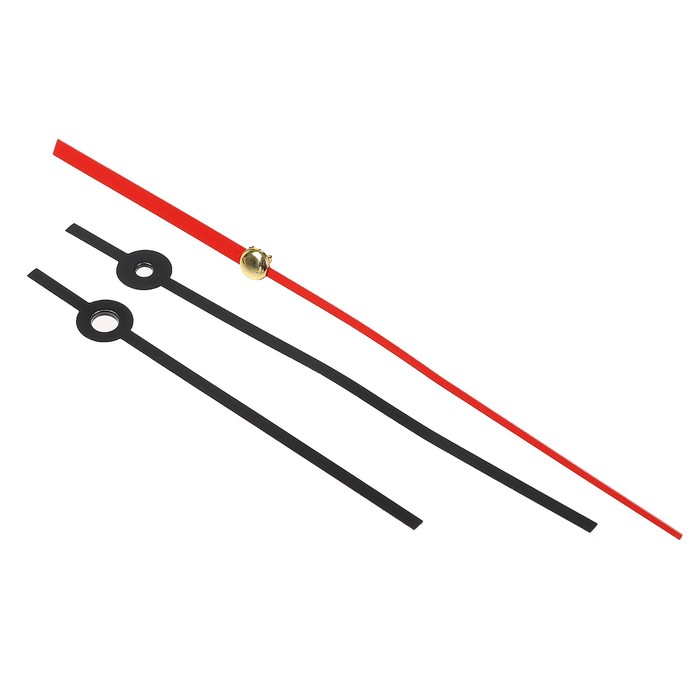 Комплект стрелок для часов, 3 шт., 83/114/165, чёрные