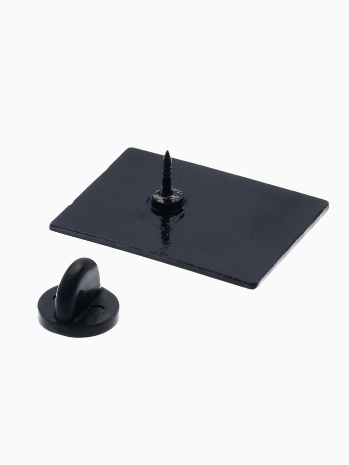 Значок «Искусство» Мона Лиза, бело-коричневый в чёрном металле