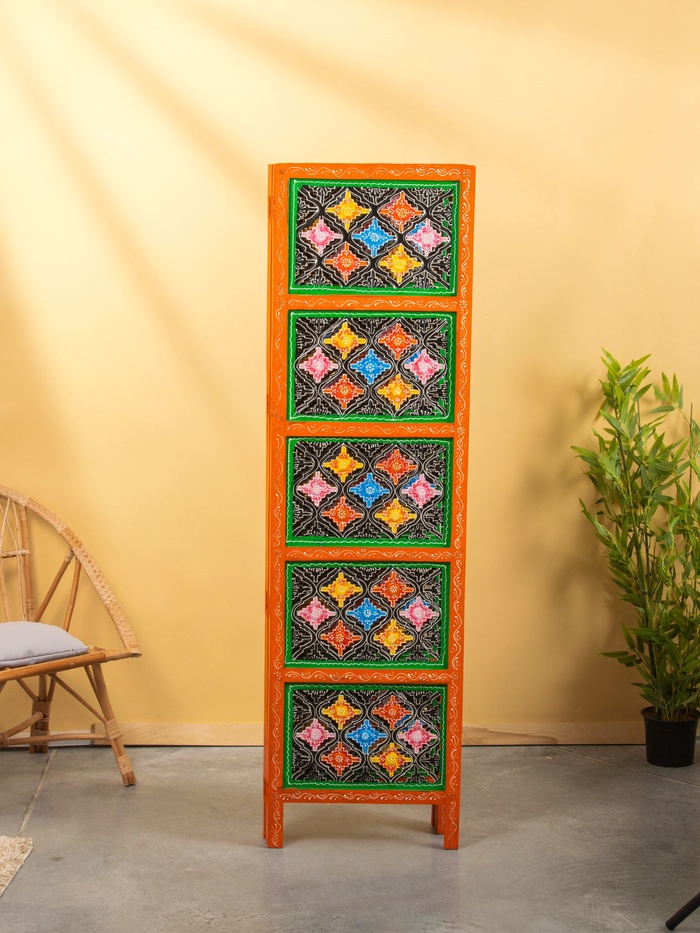 Ширма, 203×2×182 см, дерево