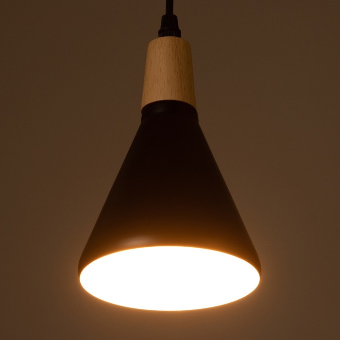 Люстра «Сивиль» 1×40 Вт Е27 черный 12.5×12.5×120 см