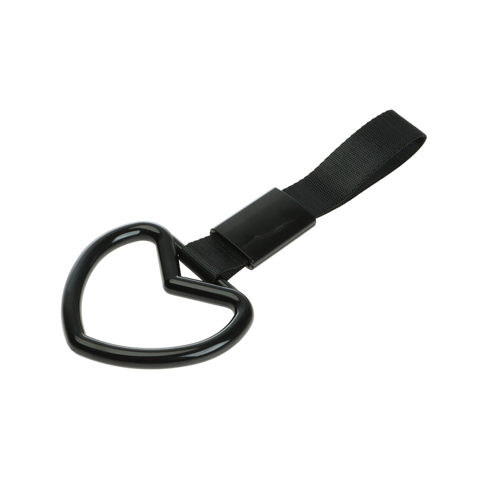 Подвеска для автомобиля, цурикава, JDM «Сердце» 9.5 см, черный