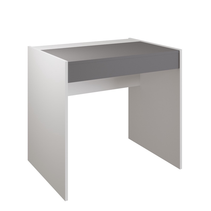 Стол косметический «Лайт», с подъемным зеркалом, 800×600×750 мм, цвет белый/серый шифер