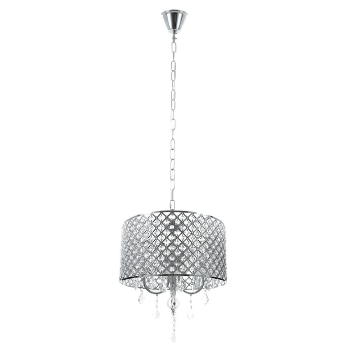 Люстра BayerLux «Савой» 4хЕ14 40 Вт хром 55×55×50-110 см