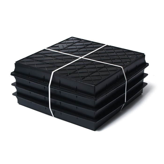 Форма для тротуарной плитки, 50×50×5.6 см, Ф3008-М, «Плита. 12 камней», 1 шт.