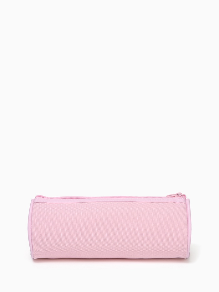 Косметичка - пенал на молнии школьная, розовая