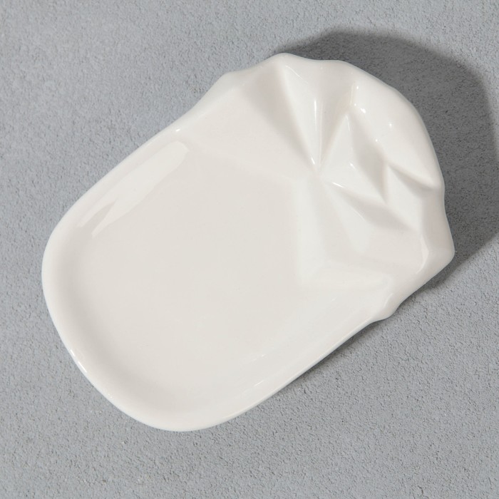 Мыльница «Белая», 12×8.5 см