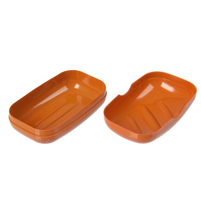 Мыльница дорожная, 11×6.5×4 см, МИКС