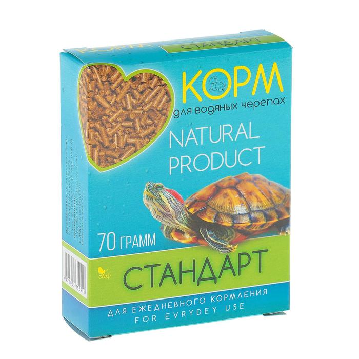 Корм «Стандарт» для водяных черепах, повседневный, 70 г