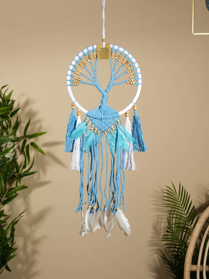 Ловец снов «Голубое дерево», 22×60 см