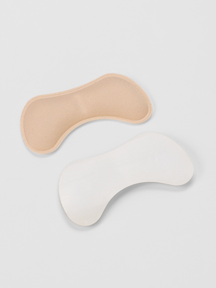 Пяткоудерживатели для обуви, на клеевой основе, 9×4.5 см, пара, бежевые