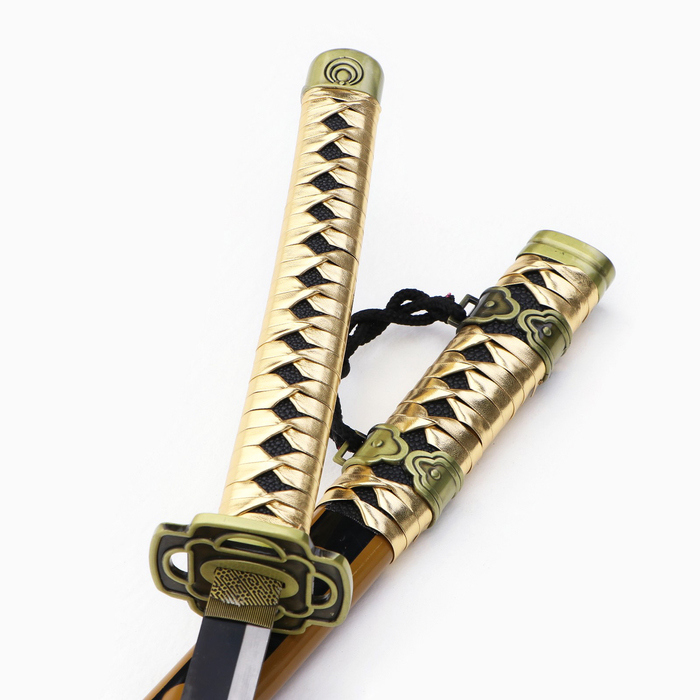 Макет оружия «Сувенирная катана на подставке. Мика», 103 см, клинок 68 см, чёрная