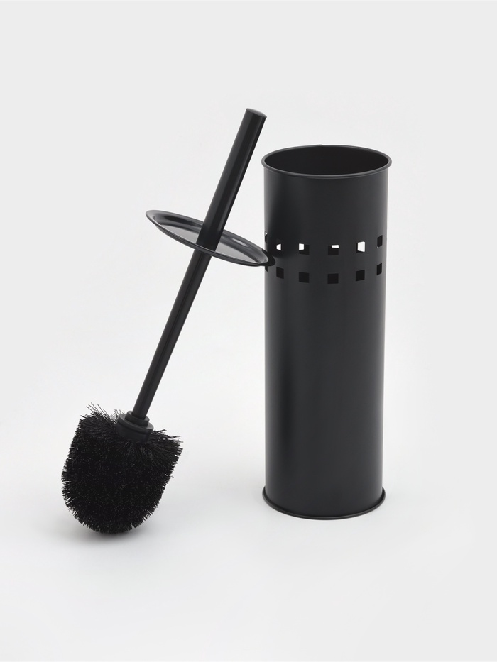 Ёрш для унитаза, нержавеющая сталь, чёрный