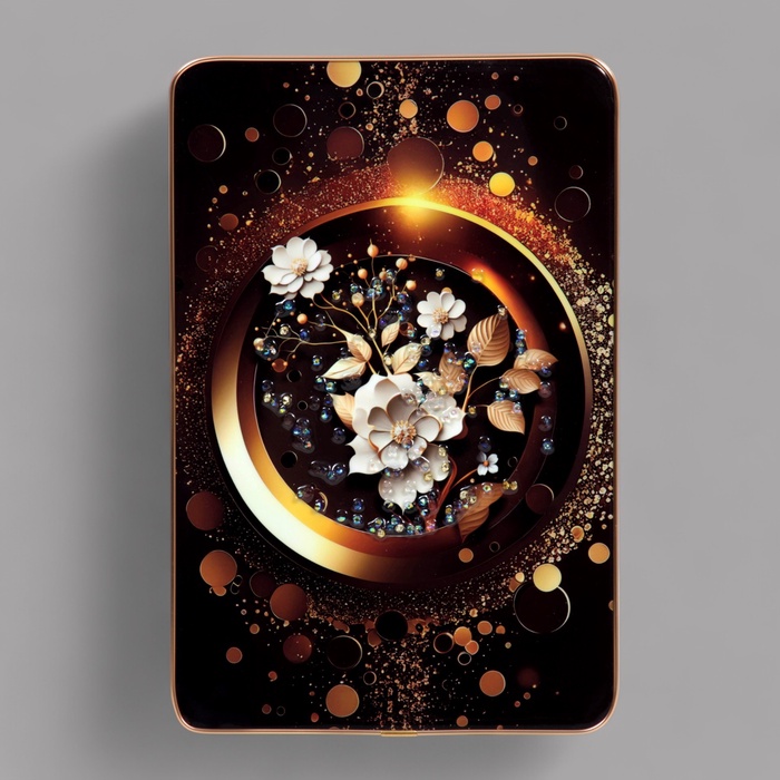 Картина акрил «Цветочная абстракция», 30×20 см