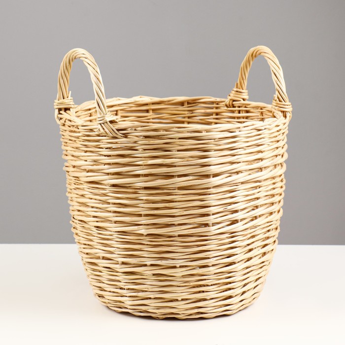 Корзина плетёная «Ушат», 28×28 см