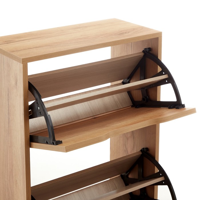 Обувница «Клик Мебель», 500×240×810 мм, цвет крафт золотой