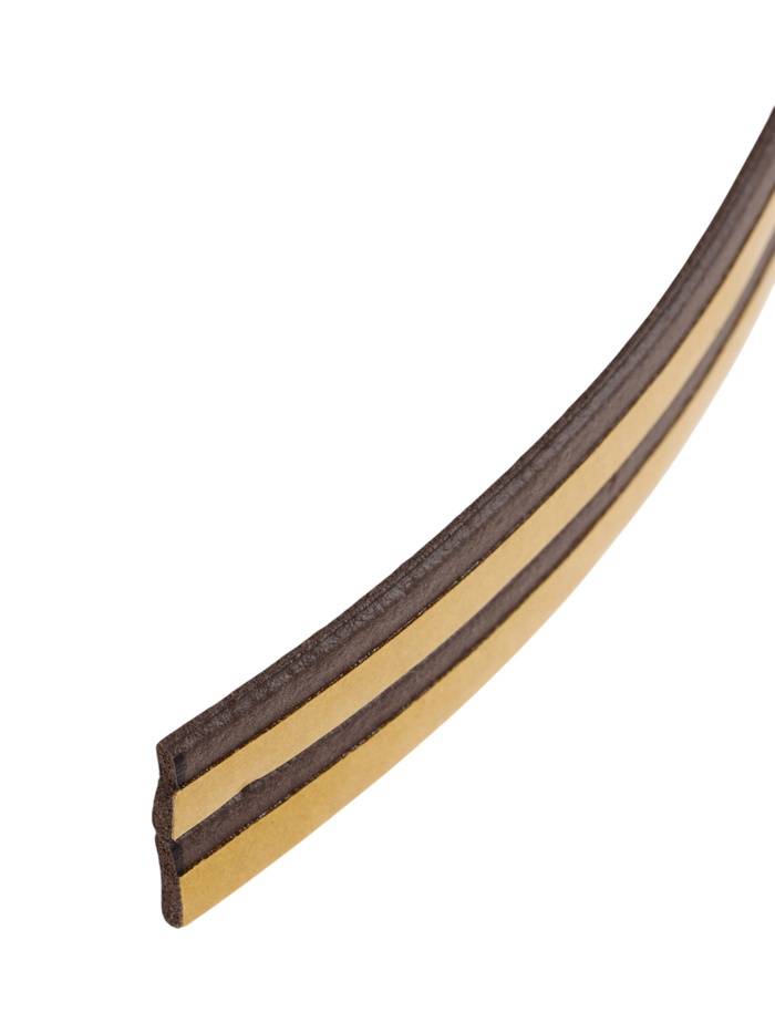 Уплотнитель резиновый ТУНДРА, профиль I, размер 9×2 мм, коричневый, в упаковке 10 м