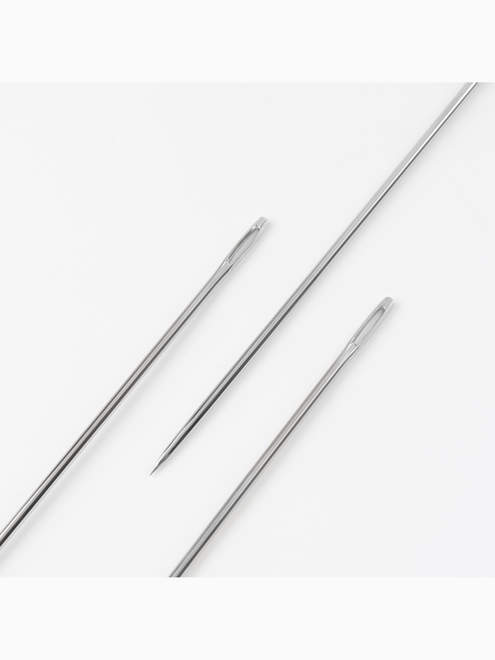 Иглы для переплётных работ, d=1.8 мм, 7.5-12.5 см, набор 3 шт.