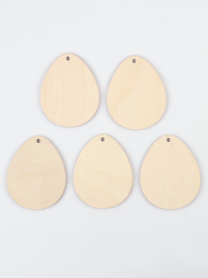 Заготовки для творчества. Роспись по дереву «Пасха: яйца», 5 шт.