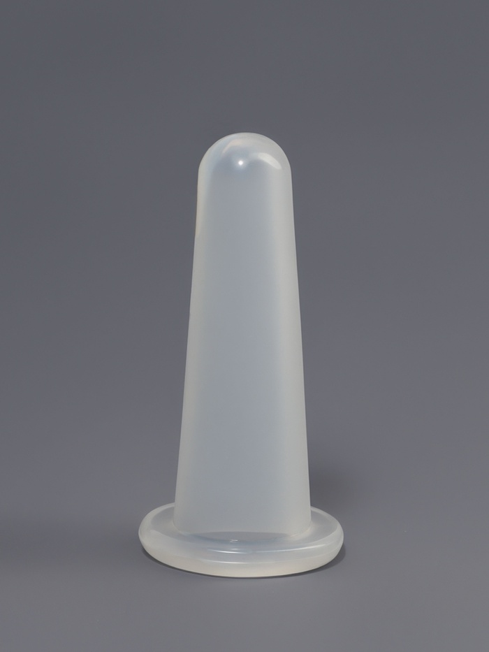 Банка вакуумная для массажа, размер M, d=3.9 см, прозрачная