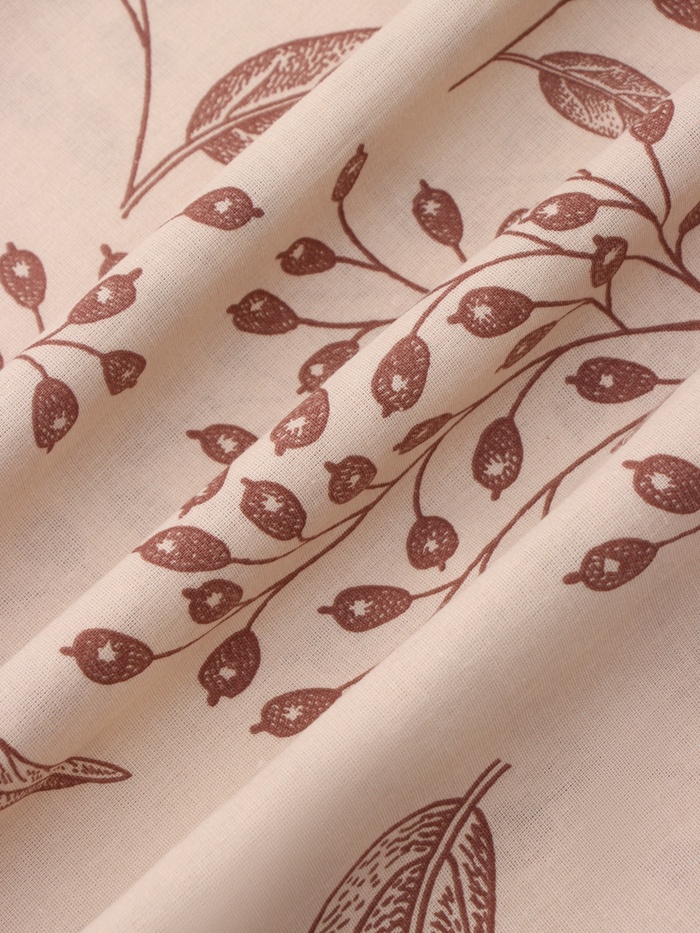 Пододеяльник 1.5-спальный «Экономь и Я. Барбарис», 147×210 см, бежевый, бязь