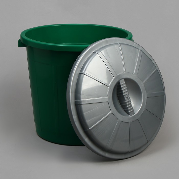 Бак хозяйственно - бытовой «Колор», 40 л, полипропилен, с крышкой, МИКС