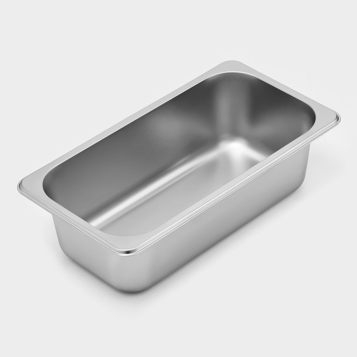 Гастроёмкость GN 1/3 Hanna Knövell, 100 мм, 32.5×17.6×10 см, толщина 0.6 мм, нержавеющая сталь