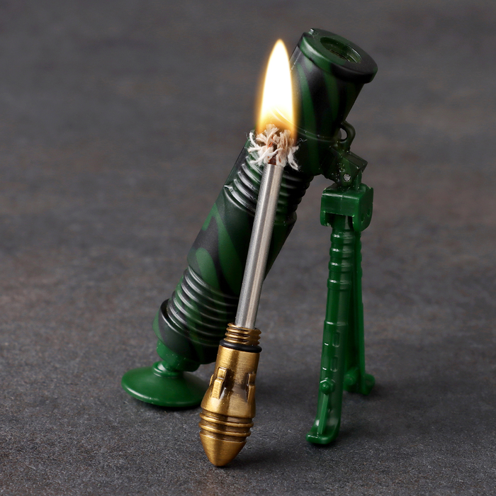 Вечная спичка «Миномет» туристическая, с кольцом