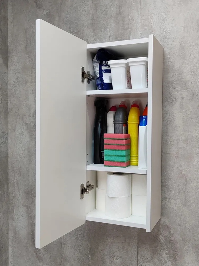 Шкаф навесной для ванной комнаты и туалета «MH9 - MA», 750×300×217 мм, цвет белый - М 10