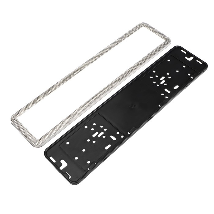 Держатель номера, «Стразы», нержавеющая сталь, 52×13 см