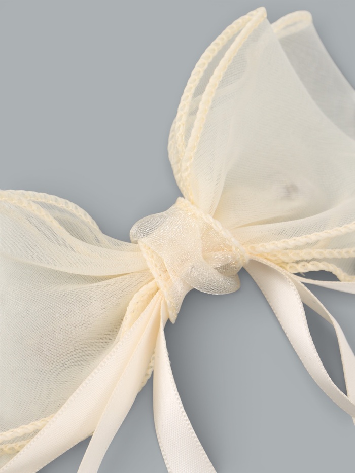 Бант для волос на заколке с лентами, жёлтый, Винкс