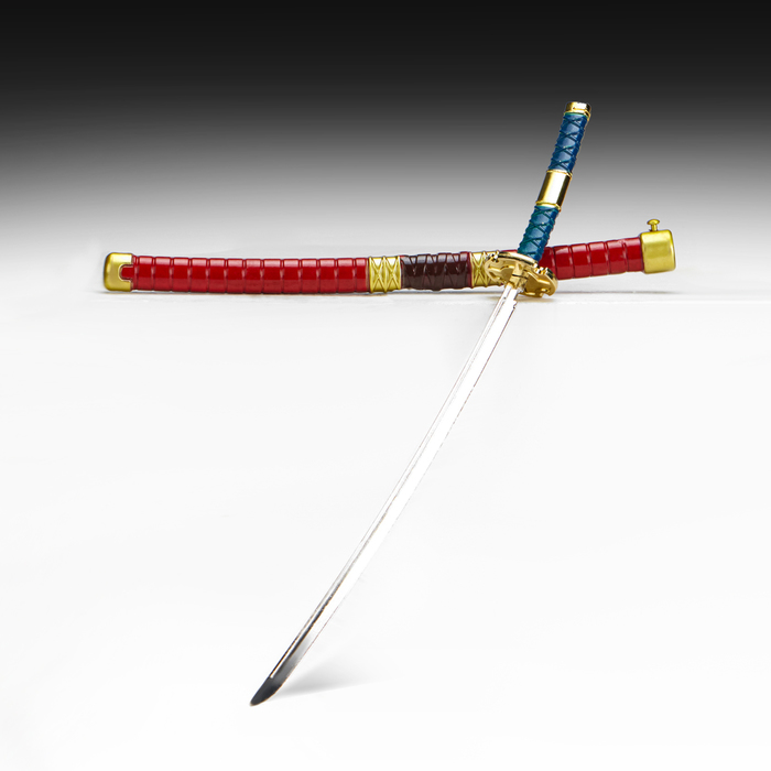 Макет оружия «Сувенирная катана Зоро», 24 см, красная