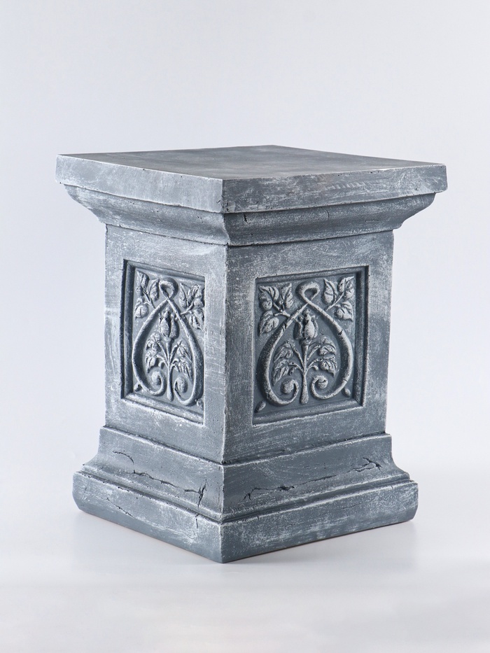 Колонна декоративная «Лист», 40×30×30 см, антик