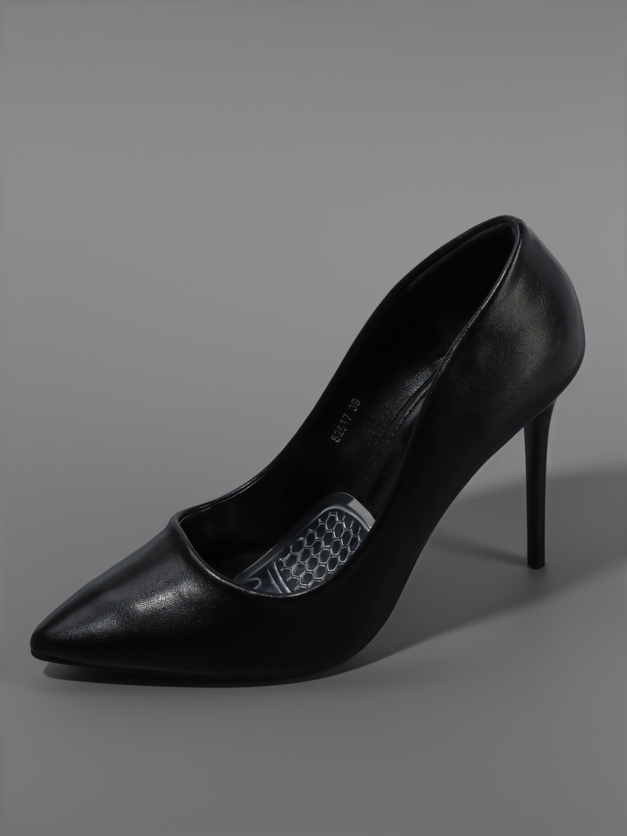 Полустельки для обуви, с протектором, силиконовые, 9×7 см, пара, прозрачные