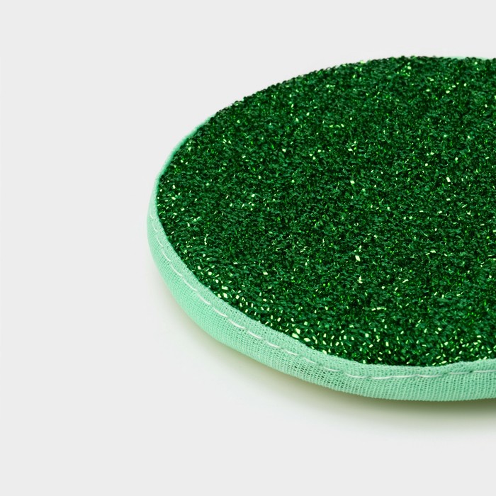 Губка для посуды Доляна «Мастер», 12×12×1.5 см